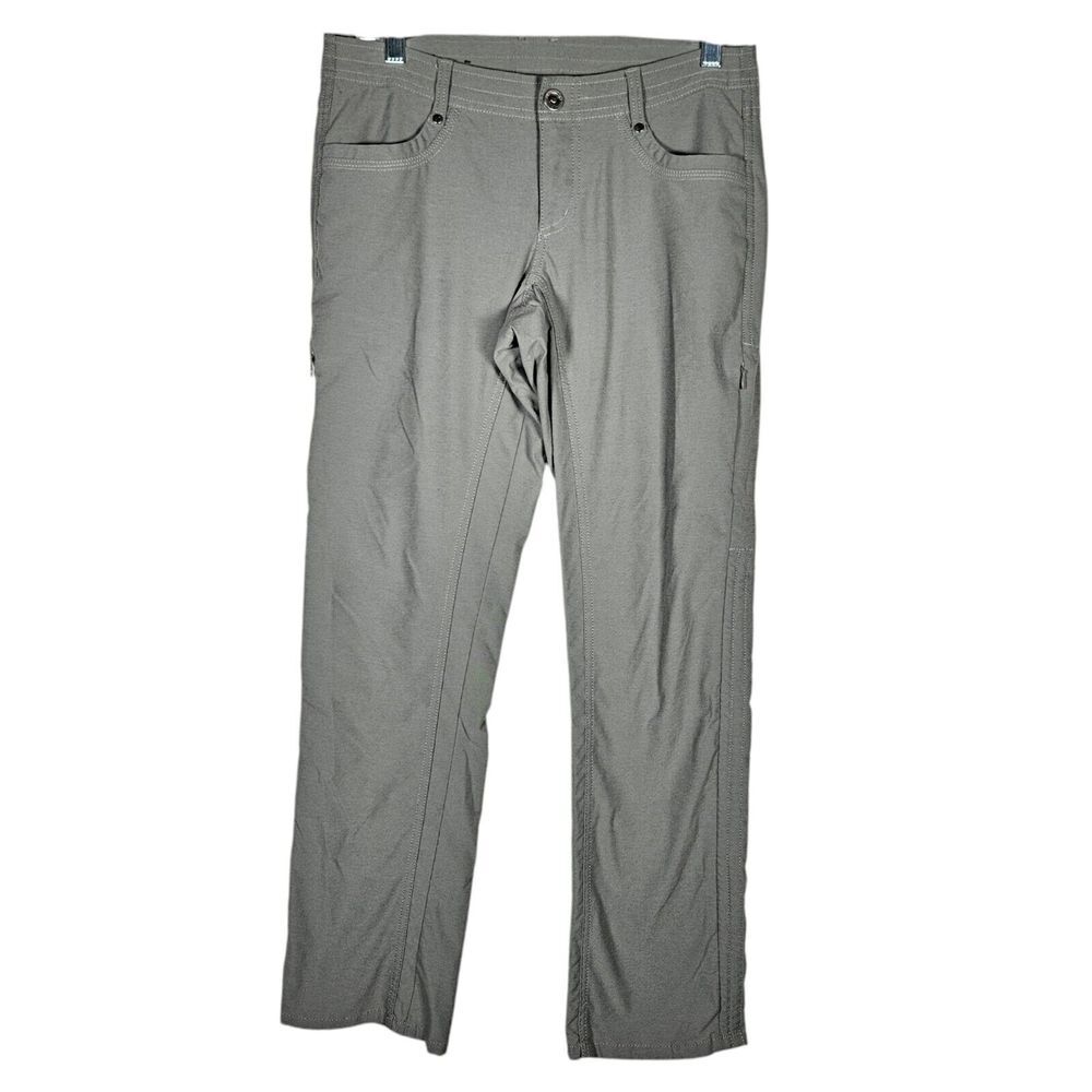 Kuhl Trekr Pants Womens 6 31x29 Rouched Nylon Stretch Gorpcore Hiking Outdoor